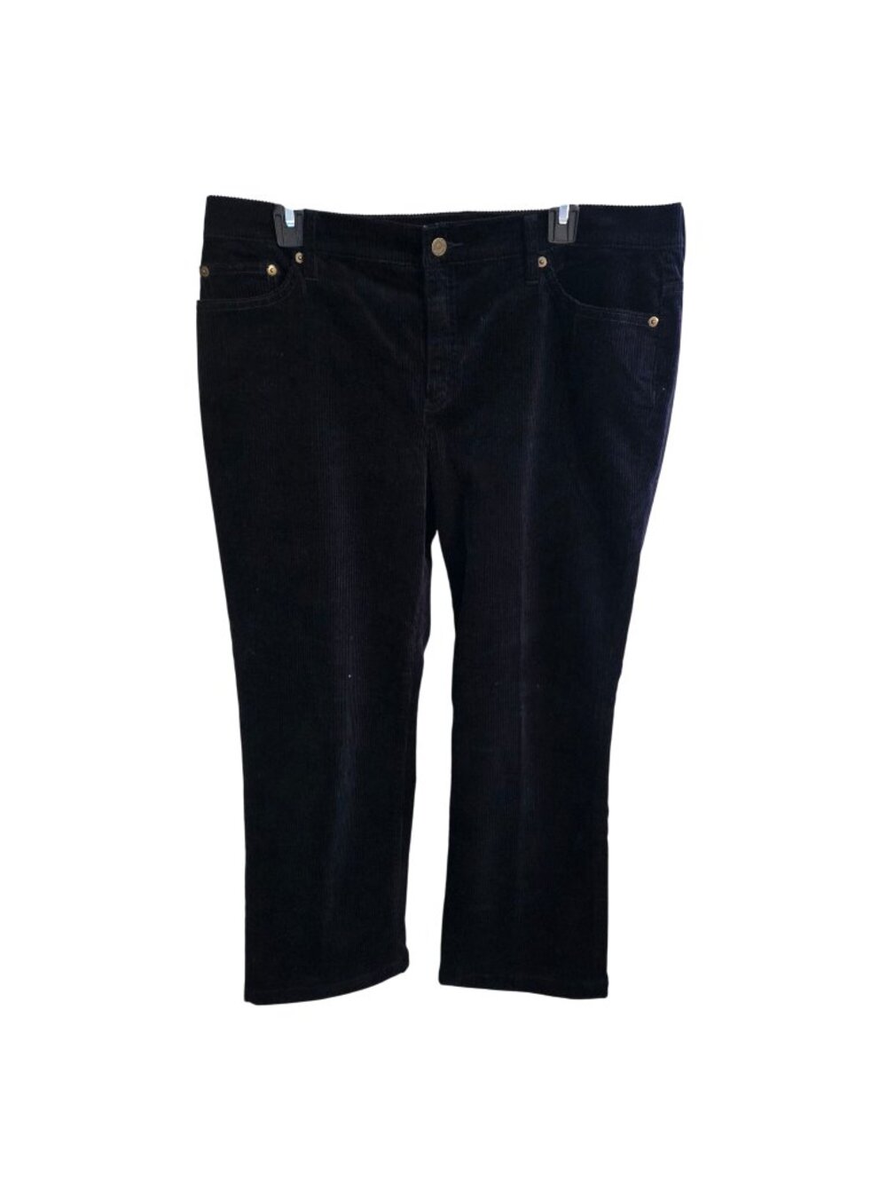 Lauren Ralph Lauren Classic Straight Corduroy Crop Pants Size 14